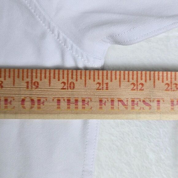 AG Green Label Men’s Oxford Button-Down Shirt White Size M Long Sleeve Casual - Picture 8 of 11